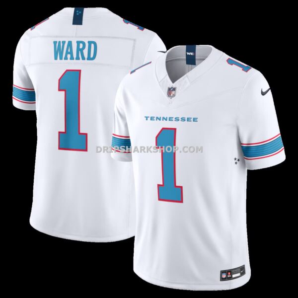 Mens Nike Cameron Ward White Tennessee Titans Vapor Fuse Sewn Down Limited Jersey