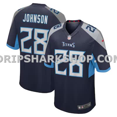 Mens Nike Chris Johnson Navy Tennessee Titans Retired Player Game Jersey