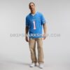 Mens Nike Cameron Ward Light Blue Tennessee Titans Vapor Fuse Sewn Down Limited Jersey
