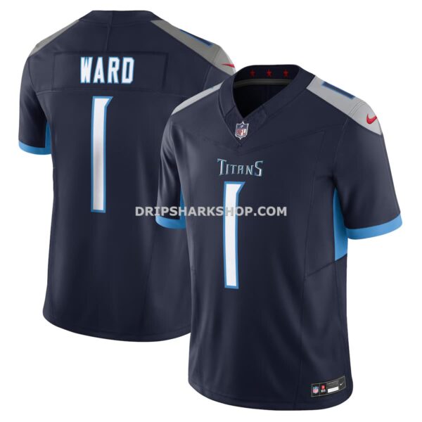 Mens Nike Cameron Ward Navy Tennessee Titans Alternate Limited Jersey