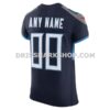 Mens Nike Navy Tennessee Titans Vapor Fuse Elite Custom Jersey