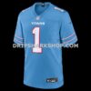 Mens Nike Cameron Ward Light Blue Tennessee Titans Game Jersey