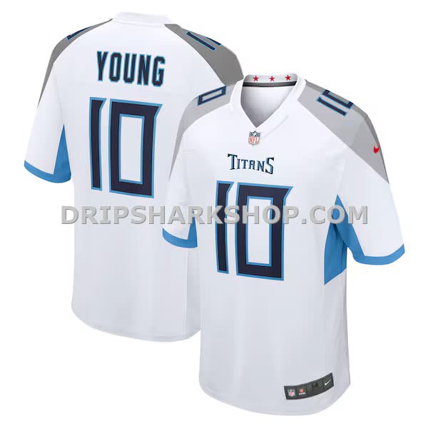 Mens Nike Vince Young White Tennessee Titans Retired Player Game Jersey Pi4556000
