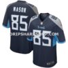 Mens Nike Derrick Mason Navy Tennessee Titans Game Retired Player Jersey Pi3994000