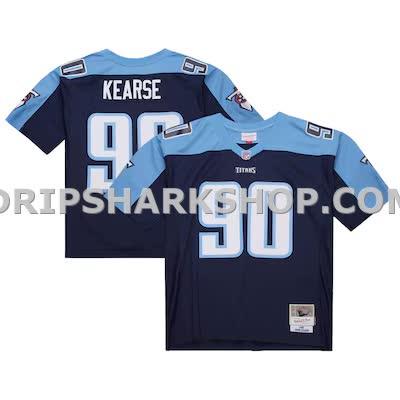 Mens Mitchell And Ness Jevon Kearse Navy Tennessee Titans 1999 Legacy Replica Jersey