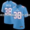 Mens Nike Ljarius Sneed Light Blue Tennessee Titans Game Jersey