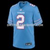 Mens Nike Tyjae Spears Light Blue Tennessee Titans Game Jersey