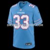 Mens Nike Cedric Gray Light Blue Tennessee Titans Game Jersey