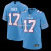 NFL31a022G04-ecd354 Mens Nike Chimere Dike Light Blue Tennessee Titans Team Game Jersey