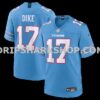 NFL31a022M01-2f8180 Mens Nike Chimere Dike Light Blue Tennessee Titans Team Game Jersey