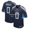 Mens Nike Calvin Ridley Navy Tennessee Titans Game Player Jersey