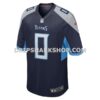 Mens Nike Calvin Ridley Navy Tennessee Titans Game Player Jersey