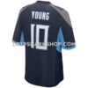 Mens Nike Vince Young Navy Tennessee Titans Game Retired Player Jersey Pi4001000