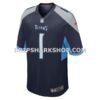 Mens Nike Number 1 Dad Navy Tennessee Titans Game Jersey