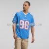 Mens Nike Jeffery Simmons Light Blue Tennessee Titans Vapor Fuse Sewn Down Limited Jersey