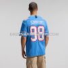 Mens Nike Jeffery Simmons Light Blue Tennessee Titans Vapor Fuse Sewn Down Limited Jersey