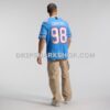 Mens Nike Jeffery Simmons Light Blue Tennessee Titans Vapor Fuse Sewn Down Limited Jersey