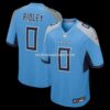 Mens Nike Calvin Ridley Light Blue Tennessee Titans Team Game Jersey