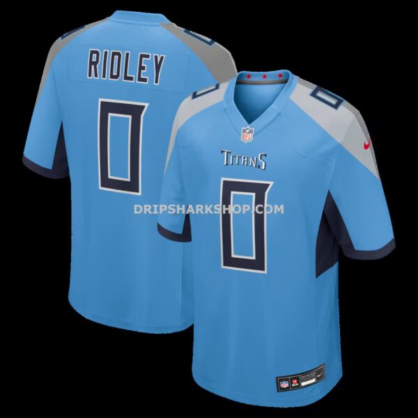 Mens Nike Calvin Ridley Light Blue Tennessee Titans Team Game Jersey
