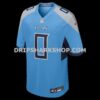 Mens Nike Calvin Ridley Light Blue Tennessee Titans Team Game Jersey