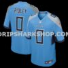 Mens Nike Calvin Ridley Light Blue Tennessee Titans Team Game Jersey