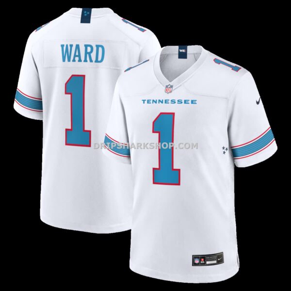 Mens Nike Cameron Ward White Tennessee Titans Game Jersey