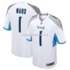Mens Nike Cameron Ward White Tennessee Titans Game Jersey