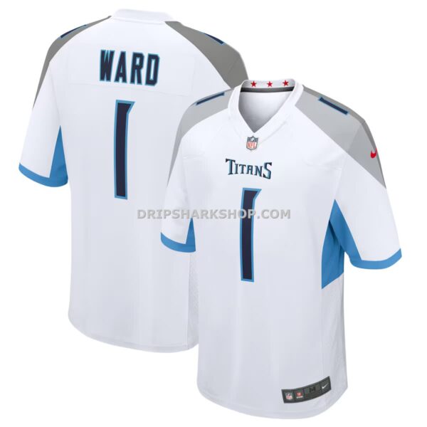 Mens Nike Cameron Ward White Tennessee Titans Game Jersey