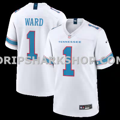 Mens Nike Cameron Ward White Tennessee Titans Game Jersey