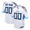 Mens Nike White Tennessee Titans Custom Game Jersey