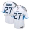 Mens Nike Eddie George White Tennessee Titans Retired Player Game Jersey Pi4556000