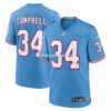 Mens Nike Earl Campbell Light Blue Tennessee Titans Retired Player Alternate Game Jersey