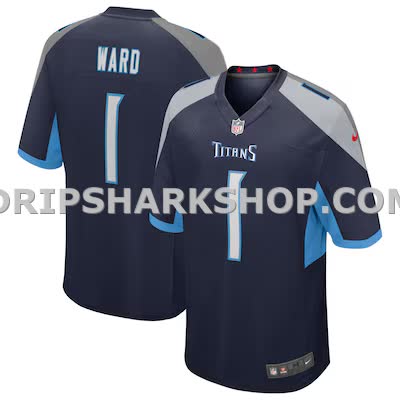 Mens Nike Cameron Ward Navy Tennessee Titans Alternate Game Jersey