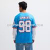 Mens Nike Jeffery Simmons Light Blue Tennessee Titans Vapor Fuse Limited Jersey