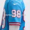 Mens Nike Jeffery Simmons Light Blue Tennessee Titans Vapor Fuse Limited Jersey