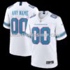 Mens Nike White Tennessee Titans Game Custom Jersey