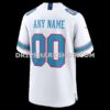 Mens Nike White Tennessee Titans Game Custom Jersey