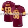 NFL3203f4M01-d83702 Mens Nike Kain Medrano Burgundy Washington Commanders Team Game Jersey