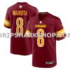 Mens Nike Matt Gay Burgundy Washington Commanders Team Game Jersey