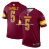 Mens Nike Jayden Daniels Burgundy Washington Commanders Team Vapor Fuse Elite Jersey