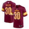 Mens Nike Ben Sinnott Burgundy Washington Commanders Game Jersey