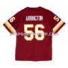 Mens Nike Ale Kaho Burgundy Washington Commanders Team Game Jersey