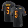 NFL3246d3G04-986865 Mens Nike Jayden Daniels Black Washington Commanders Vapor Fuse Limited Jersey