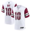 Mens Nike Trey Amos White Washington Commanders Game Super Bowl Era Jersey
