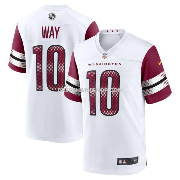 Mens Nike Trey Amos White Washington Commanders Game Super Bowl Era Jersey