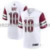 Mens Nike Trey Amos White Washington Commanders Game Super Bowl Era Jersey