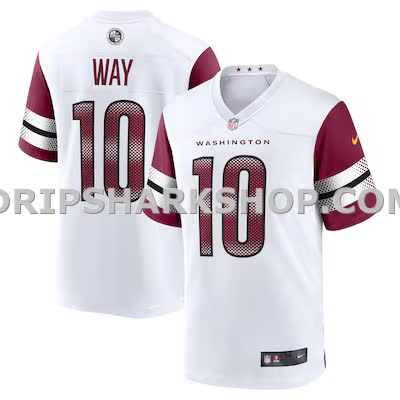 Mens Nike Trey Amos White Washington Commanders Game Super Bowl Era Jersey