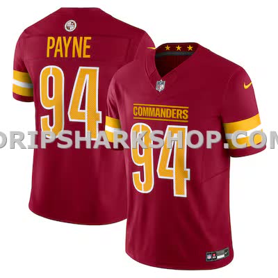 Mens Nike Deatrich Wise Jr Burgundy Washington Commanders Team Game Jersey