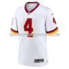 Mens Nike Jacory Croskey Merritt White Washington Commanders Game Super Bowl Era Jersey