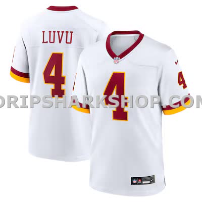 Mens Nike Jacory Croskey Merritt White Washington Commanders Game Super Bowl Era Jersey